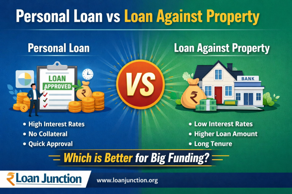 personal loan and loan against property